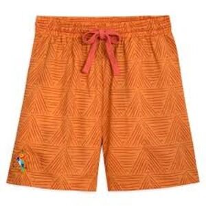 NWT Disney Shorts Adult XL Orange Enchanted Tiki Room Parrot Cotton Chino Mens